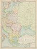 Eastern Europe Italian Albania Czechosolvakia Carpathian Ruthenia TIMES 1922 map
