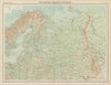 Northern Russia & Finland. Baltic States. Unresolved borders. THE TIMES 1922 map