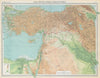 Middle East Treaty of Sèvres 1st Republic of Armenia Greek Ionia. TIMES 1922 map