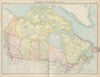 Dominion of Canada - Political. Provinces & territories. THE TIMES 1922 map