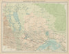 Manitoba & North-west Ontario. Canada. THE TIMES 1922 old antique map chart