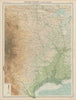 Central United States. Mississippi valley. Midwest Plains Rockies TIMES 1922 map