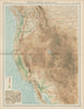 Western United States. Rocky Mountains. California Pacific NW USA TIMES 1922 map