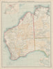 Western Australia. Perth & Albany plans. THE TIMES 1922 old antique map chart