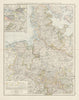 Northern Germany. Schleswig-Holstein. Hamburg. Lower Saxony. THE TIMES 1900 map