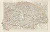 Hungary, Croatia & Slavonia. Slovenia. THE TIMES 1900 old antique map chart