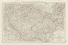 Bohemia, Moravia & Austrian Silesia. Czechia. Prague environs. TIMES 1900 map