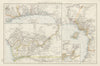 Colonial West Africa. Nigeria Cameroon Congo. British German. TIMES 1900 map