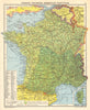 SECOND WORLD WAR FRANCE. Vichy & Nazi-occupied France. Armistice 1942 old map