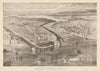 Bird's eye view of the City of New York. Manhattan & Brooklyn. Broadway 1861