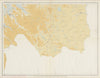 Norway Norge settlements. Karasjok Kautokeino. Finnmark Troms 48x62cm 1950 map