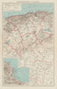 FRENCH ALGERIA. Departement d'Alger. Algiers environs & city plan 1929 old map