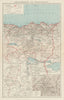 FRENCH ALGERIA. Departement de Constantine. Inset environs & city plan 1929 map