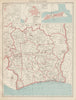 IVORY COAST Côte d'Ivoire. Bingerville (Abidjan) Grand Bassam city plan 1929 map