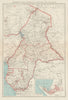 FRENCH EQUATORIAL AFRICA. Afrique équatoriale française.  Pointe Noire 1929 map