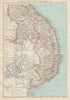 FRENCH INDOCHINA Indochine. South Laos & Annam. Vietnam. Hue city plan 1929 map