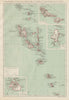 COLONIAL VANUATU. Nouvelles/New Hebrides. Efate Wallis & Futuna. Uvea 1929 map