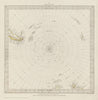 SOUTH POLE ANTARCTIC on Gnomonic Projection. To 45˚ S Latitude. SDUK 1844 map
