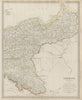 GERMANY DEUTSCHLAND.Eastern Prussian States.Silesia;Pomerania SDUK 1844 map
