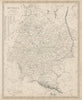 RUSSIA. Eastern Europe Ukraine Belarus Baltics Finland Georgia. SDUK 1844 map