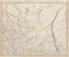 NORTHERN RUSSIA Arkhangelsk Vologda VIatka Perm Olontez Iaroslavl SDUK 1844 map