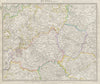 RUSSIA.Novgorod Tver Smolensk Vologda Iarolslav Moscow Vladimir SDUK 1844 map