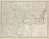RUSSIA.Astrakhan Kostroma Viatra Perm Penza Saratov Kazan Tambor SDUK 1844 map