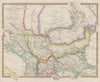 BALKANS ANCIENT. Macedonia, Thracia, Illyria, Moesia & Dacia. SDUK 1844 map