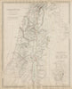 PALESTINE in the time of Our Saviour Jesus; Ancient Jerusalem. SDUK 1844 map