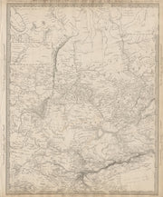CENTRAL ASIA.Western Siberia, Khiva Bukhara. Independent Tartary SDUK 1844 map