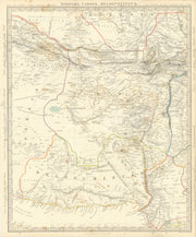 BUKHARA KABUL & BALUCHISTAN.Afghanistan Khorassan Sinde Pakistan SDUK 1844 map