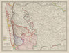 BOMBAY (MUMBAI) PRESIDENCY & HYDERABAD. Aurangabad; Bijapur. SDUK 1844 old map
