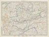 INDIA.Bundelkhand to Khandeish Berar.Gujerat. Goondwana Bhopal SDUK 1844 map