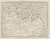 INDIA.Allahabad to Bay of Bengal.Bahar. Berar Orissa Ruttunpoor SDUK 1844 map