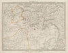 INDIA.Allahabad to Bay of Bengal.Bahar. Berar Orissa Ruttunpoor SDUK 1844 map