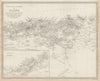 ALGERIA Coast. North Africa or Barbary II. Algiers. SDUK 1844 old antique map