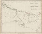 NORTH AFRICA or BARBARY. Parts of Tripoli (Libya) & Egypt. Tribes. SDUK 1844 map