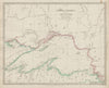 LAKE SUPERIOR.Canada USA Ontario Chippewa Michigan.Indian tribes SDUK 1844 map