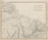 AMAZONIA showing Indian tribes. Guyana Surinam Brazil. Recife. SDUK 1844 map