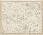 PACIFIC ISLANDS Polynesia Hawaii Samoa Fiji Tonga Tahiti Cook. SDUK 1844 map