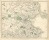 DUBLIN CITY, BAY & environs. Howth Lucan Dun Laoghaire Dalkey. SDUK 1844 map