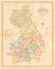 New Map of the County of Cambridgeshire. DUNCAN 1833 old antique chart