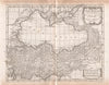 L'Asie Mineure & le Bosphore. Turkey / Anatolia & Black Sea. D'ANVILLE 1740 map