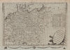 A New & Correct Map of the Empire of Germany. MILLAR c1783 old antique