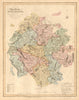 New Map of the County of Herefordshire. DUNCAN 1833 old antique plan chart