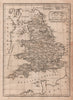 A new map of England & Wales. PAAS 1800 old antique vintage plan chart