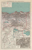 FRENCH ALGERIA. Departement de Constantine. Inset environs & city plan 1931 map