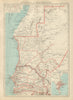 FRENCH WEST AFRICA. Senegal & Mauritanie/Mauritania. Dakar plan 1931 old map