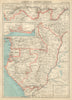 COLONIAL GABON & CONGO. Afrique équatoriale française. Brazzaville plan 1931 map
