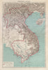 COLONIAL FRENCH INDOCHINA. Indochine française. Politique. Political 1931 map